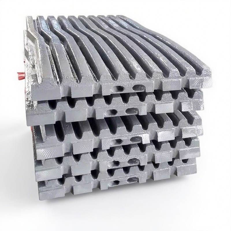 Quarry crusher wear parts on site